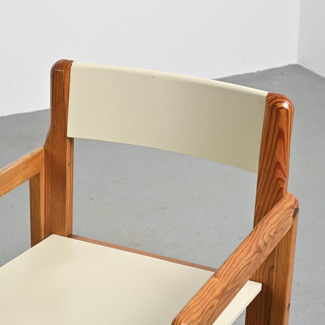 Wood Armchair from André Sornay, 1960s For Sale - Image 7 of 11