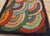 Textile Amazing Multi Color and Geometric Desing Border Antique American Hooked Rug For Sale - Image 7 of 11
