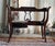 Traditional Vintage Mahogany Lyre Back Telephone Table With Gossip Bench Seat For Sale - Image 3 of 13