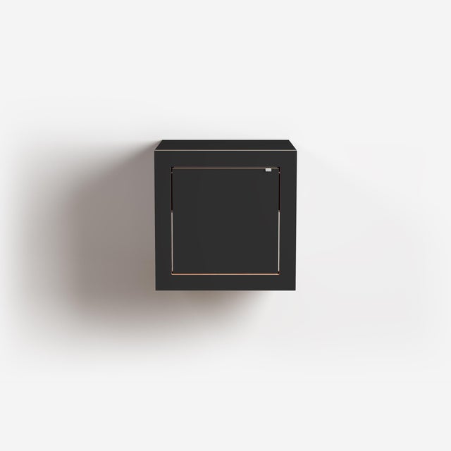 White 40x40x40 Fläpps Box Nightstand from Ambivalenz For Sale - Image 8 of 12