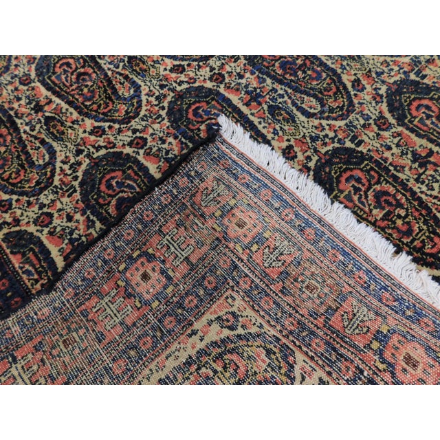 Antique Persian Senneh Rug For Sale - Image 11 of 13
