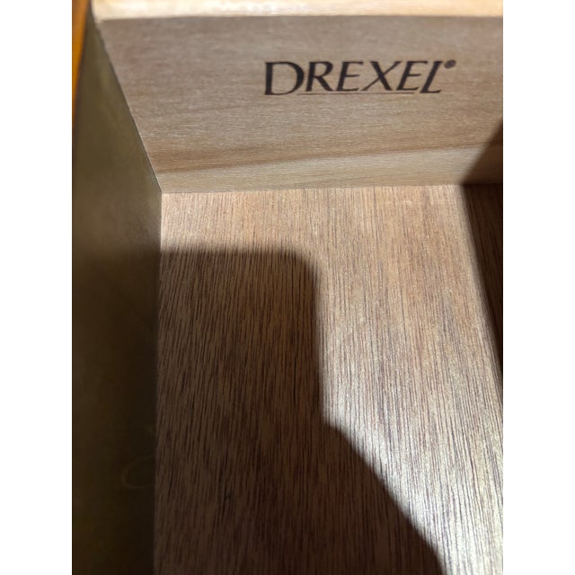 Brown Mid 20th Century Yew Wood Dresser From the Yorkshire Collection by Drexel Heritage For Sale - Image 8 of 8