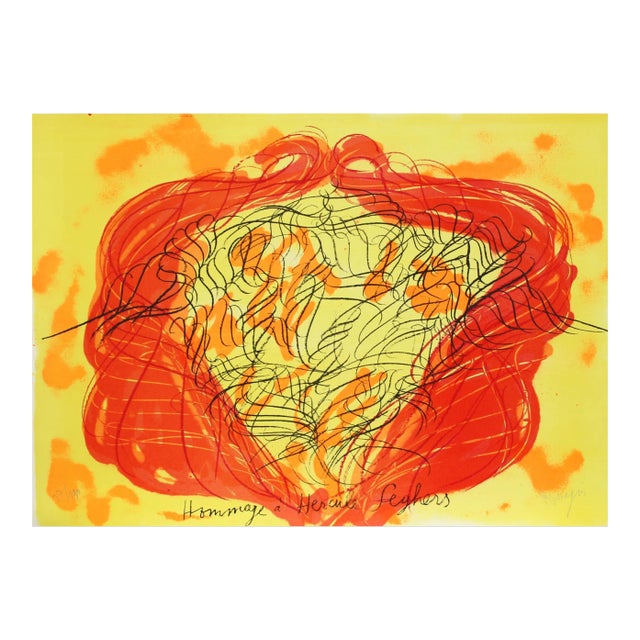 Jean Messagier, Homage a Hercule Seghers, Lithograph For Sale