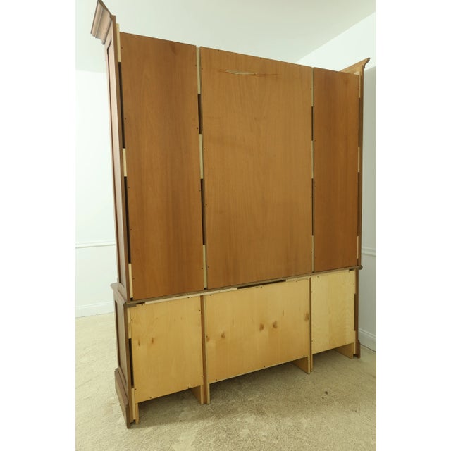 Mahogany Custom Made Pool Rack Bookcase Cabinet For Sale - Image 12 of 13