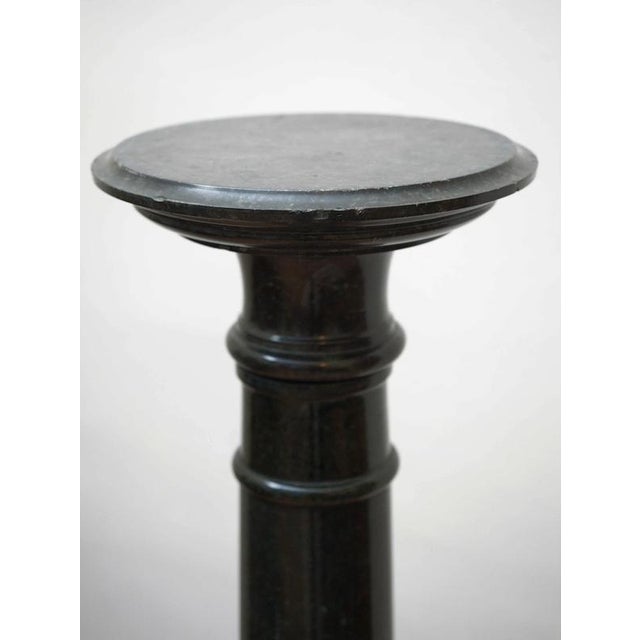 French marble pedestal from the first half of the 19th century, approximately around 1830. The column is made of solid...