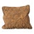 Authentic Vintage Cloth Pillow — Mid-Century African Raffia Textile Diamond Pattern With Suede Back For Sale