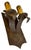 Forged and Tooled Iron Sconce in Original Patina, Circa 1920 For Sale - Image 4 of 6