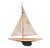 Wood Small Vintage English Pond Yacht, 1940s For Sale - Image 7 of 7