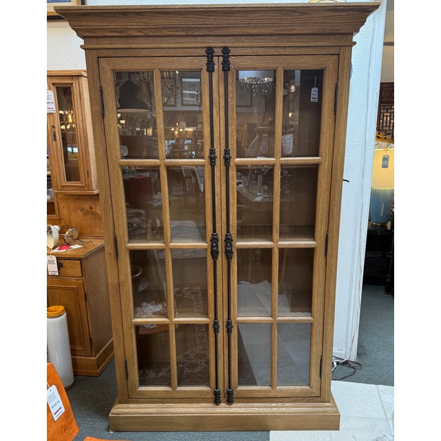 Design Plus Gallery presents the French Casement Cabinet from Restoration Hardware. The cabinet has panel doors and fine...