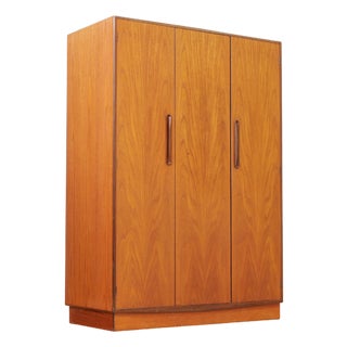 Mid Century Teak Triple Armoire by Vb Wilkins for G Plan For Sale