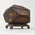 Brown Early 20th Century Large Tramp Art Dresser Box: Chip Carved Folk Art, Round Feet, Gold Paint Remnants For Sale - Image 8 of 16