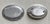 Circa 1980 Beaded Rim Byzantine-Inspired Mexican Pewter Oval Bowl & Underplate Set For Sale - Image 16 of 18