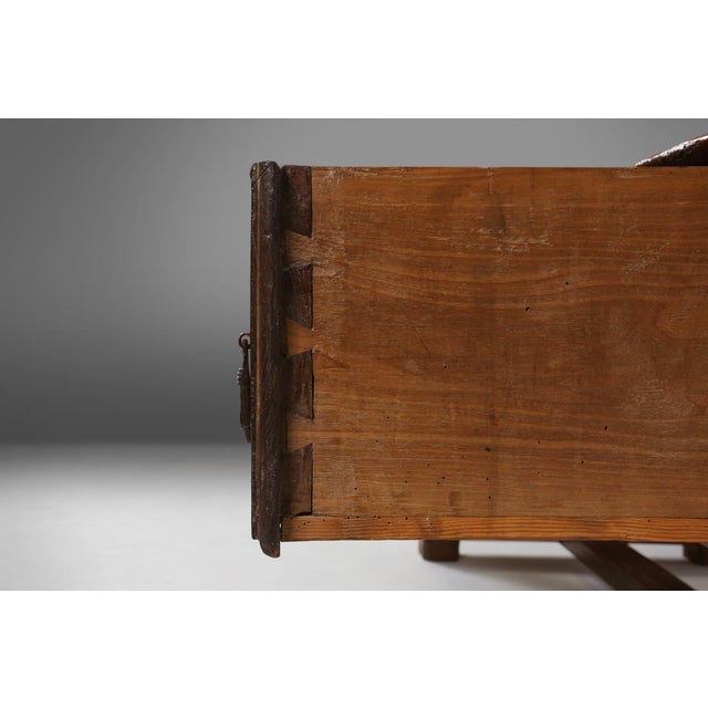 Antique Spanish Console Table in Carved Oak, 1700s For Sale - Image 10 of 18