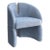 Bently Gray and Gold Armchair Dining Chair For Sale