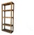 Vintage Coastal Boho Rattan-Wrapped Five-Tier Étagère For Sale