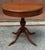 1940s Georgian-Style Mahogany Drum Table With a Single Drawer and Brass Hardware For Sale In Washington DC - Image 6 of 9