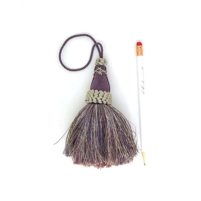 2010s Amethyst Key Tassel With Looped Ruche For Sale - Image 5 of 11