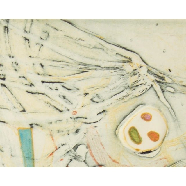 Abstract Color Etching by Walter Sorge For Sale In Indianapolis - Image 6 of 7