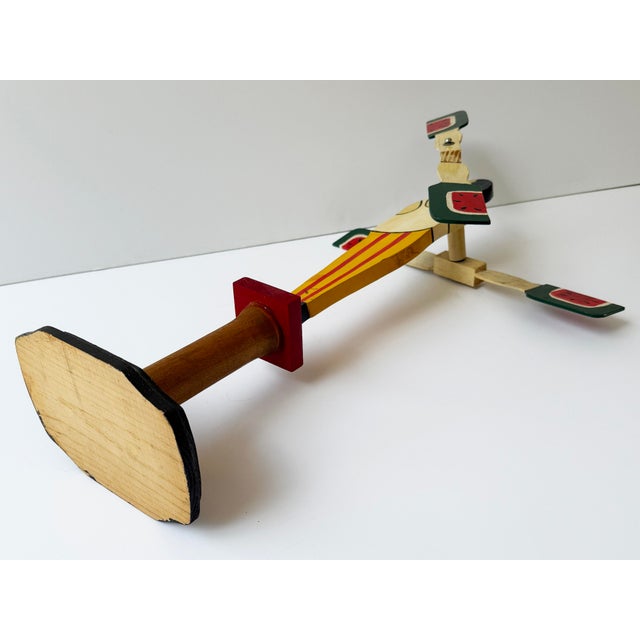 Vintage Folk Art Whirligig – Man Juggling Watermelons For Sale - Image 9 of 10