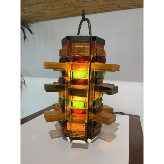 Ambiance Lamp by Jean Simon Labret, 1960s, in Flawless conditions. Designed 1960 to 1969 This piece has an attribution...