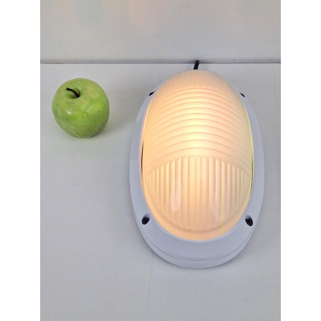 Vintage Oval Outdoor Lamp, 1980s For Sale - Image 12 of 14