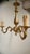 1970s Vintage Louis XV French Bronze Three Branch Chandelier, 1970s For Sale - Image 5 of 13