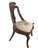 Early 20th Century Antique Federal Style Carved Wood Side Chair With Floral Needlepoint Seat For Sale - Image 5 of 18