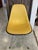 Vintage Yellow Vinyl-Covered Fiberglass Chair by Charles and Ray Eames for Herman Miller, 1950s For Sale - Image 16 of 18