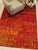 2020s 8x10 Sari Red Anand Abstract Modern Hand Knotted Silk Carpet Rug For Sale - Image 5 of 6
