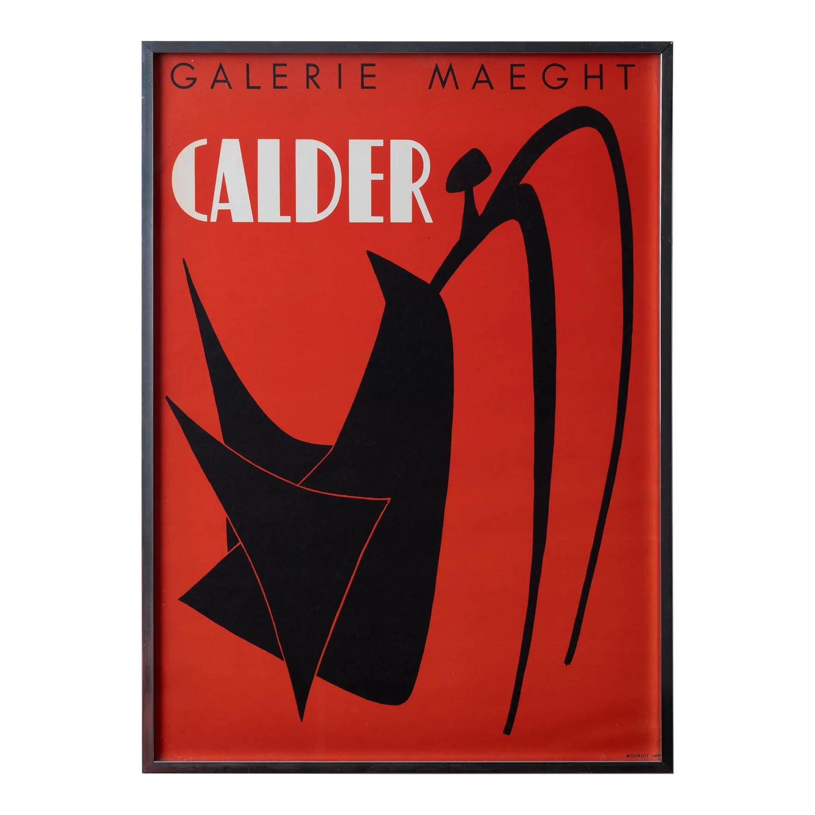 Calder Exhibition Poster, Galerie Maeght, 1959 | Chairish