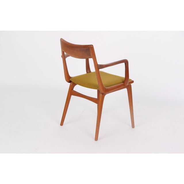 Teak Boomerang Armchair by Alfred Christensen for Slagelse Møbelværk, 1950s For Sale - Image 8 of 12