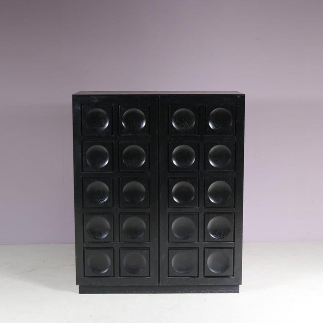 Vintage Belgian Brutalist Style Bar Cabinet, 1970s For Sale - Image 4 of 9