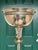 1930s Art Deco Pierced Silverplated 60" Torchiere Floor Lamp W/Claw Feet For Sale - Image 9 of 18