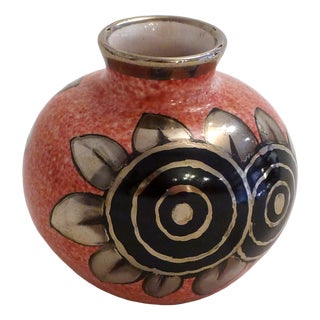 Vintage Art Deco Ball Vase by A. Renoleau, 1920 For Sale