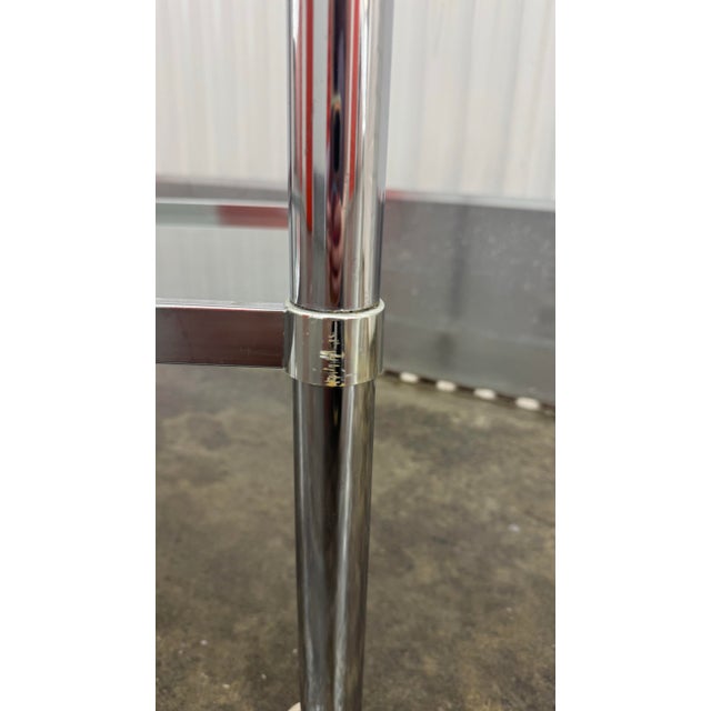 Mid 20th Century Space Age Chrome Bar Cart For Sale - Image 10 of 10