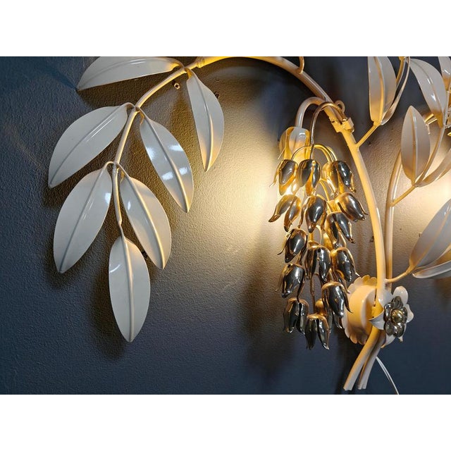 Vintage Tulip Wall Lamp attributed to Hans Kögl, 1970s For Sale - Image 4 of 13