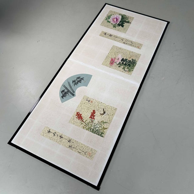 Decorative Japanese Folding Screen, 1980s For Sale - Image 18 of 18