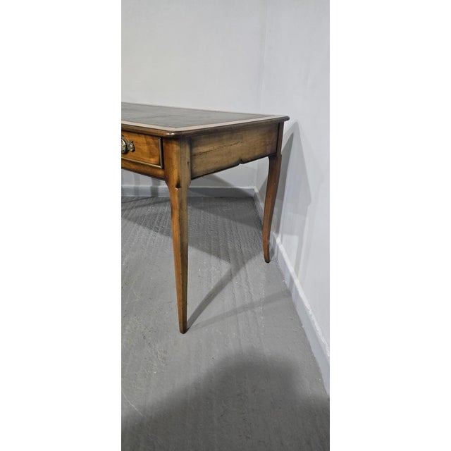 Wood French Oak Partners Library Desk, 1920 For Sale - Image 7 of 13