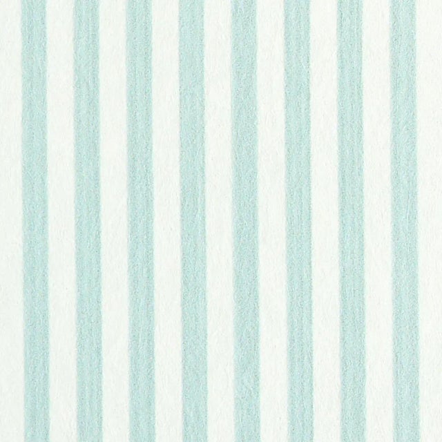Transitional Sample - Schumacher Edwin Stripe Narrow Wallpaper in Mineral For Sale - Image 3 of 4