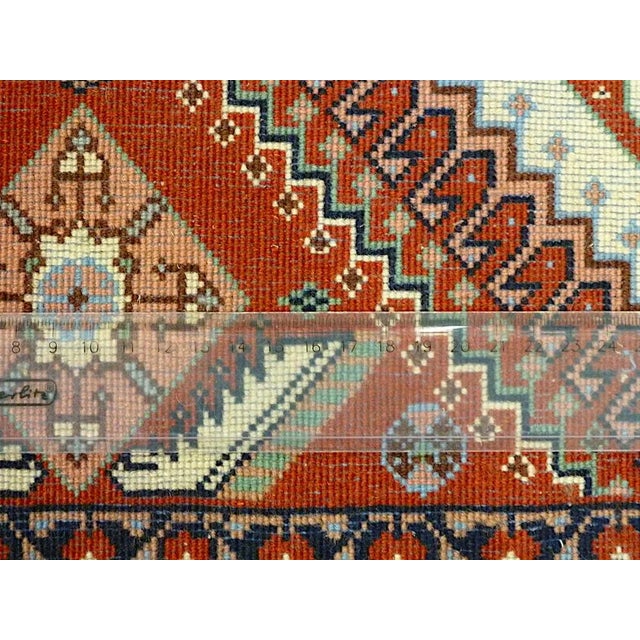 Textile Ardabil Field Pattern Rug, 1980s For Sale - Image 7 of 12