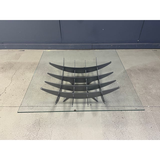 Metal Atlas Coffee Table from Cattelan, Italy, 1990s For Sale - Image 7 of 10