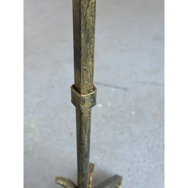 Spanish Iron Drinks Table With Curled Tripod Base For Sale In New York - Image 6 of 12