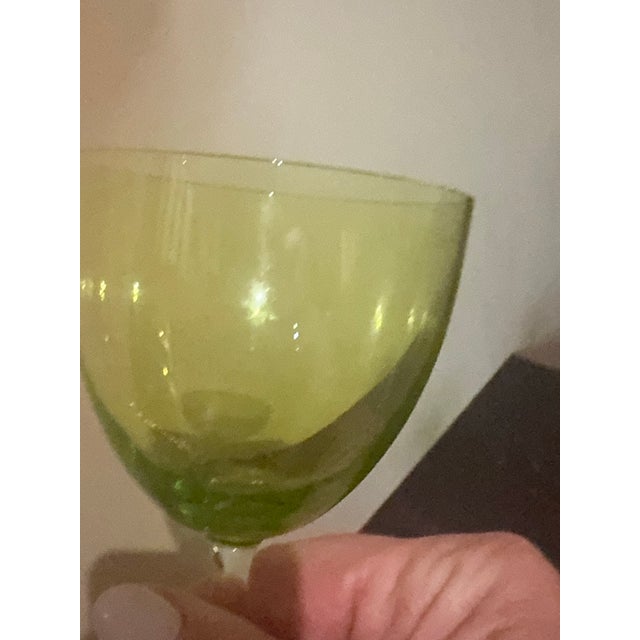 Mid 20th Centur Baccarat Crystal Wine Perfection Pattern Hock Set - 6 Pieces For Sale - Image 10 of 12