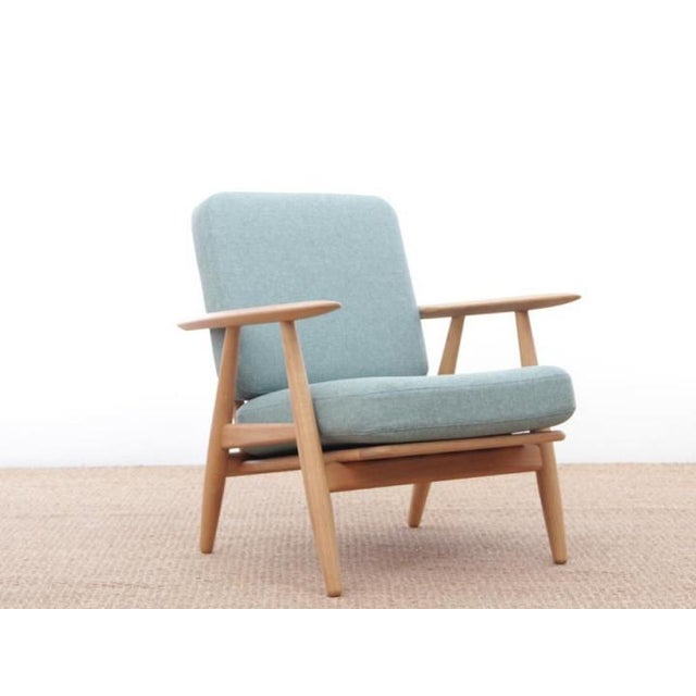 Scandinavian armchair by hans wegner for getama model "cigar" ge 240. New edition. Still produced since 1955 by the...