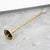Brass ornate floor lamp. well made and recently imported from Denmark.