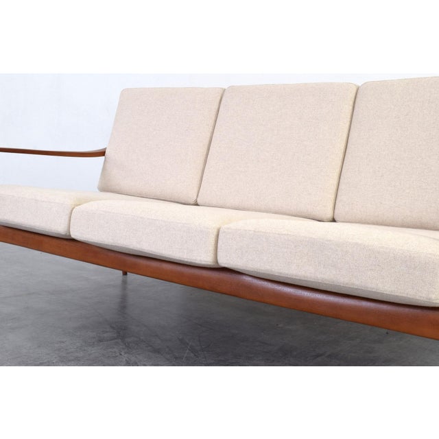 Mid-Century Modern Teak Sofa by Walter Knoll for Knoll Antimott, 1960s For Sale - Image 13 of 16