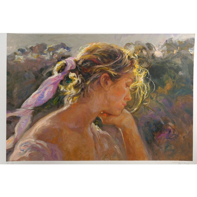Capture the emotional depth and radiant brushwork of Spanish master Jose Royo with “Armonia”, a vibrant hand-signed...