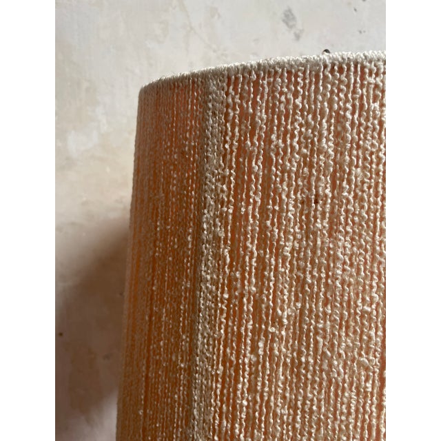 Vintage Nubby String Lamp Shades - a Pair For Sale - Image 9 of 11