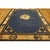 Hand Knotted Pile 1920s Antique Wool Blue Rectangle Floral Medallion Rug, Circa Date: 1920s. This exceptional piece...