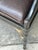 Vintage Leather Cushion Cane Settee For Sale - Image 10 of 17